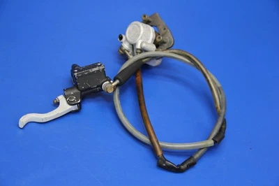 1989 89 KDX200 KDX 200 Front Brake System Caliper Bracket Master Cylinder Brakes - Image 1 of 4