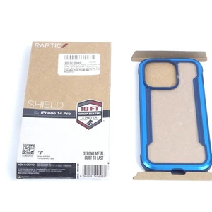 Raptic Shield iPhone 14 Pro Case Blue/Clear - Picture 1 of 4