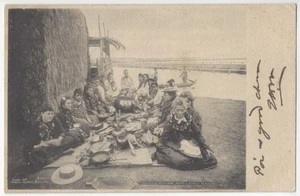 1906 ethnische Ureinwohner Hawaiian Luau - Vintage Hawaii Postkarte - Bild 1 von 2