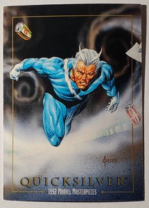 1992 Marvel Masterpieces SINGLES-Finish Your Set "Quicksilver #71 Card" NM/M - Picture 1 of 2