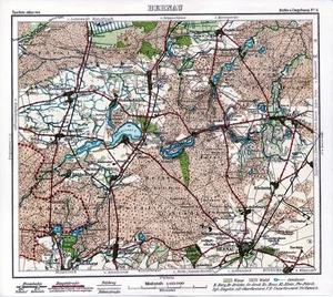 Bernau Wandlitz Basdorf 1927 orig. Peip-Karte Biesenthal Zühlsdorf Lanke Rüdnitz - Picture 1 of 1