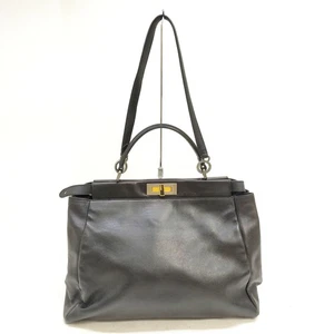 Fendi Hand Bag Black Leather 2271016 - Imagen 1 de 11