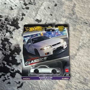 Hot Wheels modern classics Car Culture Nissan Skyline GTR-R BCNR33 4/5 HRV99 - Picture 1 of 1