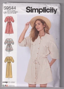 9544 SIMPLICITY - DRESS & JUMPSUIT - Sz 16/18/20/22/24 - Picture 1 of 2