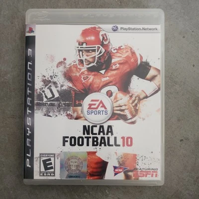 Disco de juego Playstation 3 NCAA Football 10 en estuche Foto 1 de 3