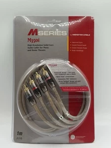 Monster M Series M350i Audiophile Interconnect Cables Brand New 1m 3.3 FT - Picture 1 of 5