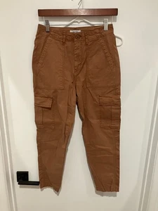 Kensie Jeans Women's Cargo Pants, Brown, Size 4 - Picture 1 of 3
