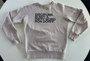 Ron Dorff Mens Sweatshirt Discipline Is Not A Dirty Word Crewneck Pullover Sz S - Picture 1 of 9