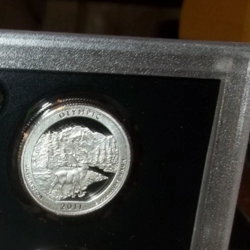 2011-S Silver Quarter "OLYMPIC" Proof from Silver Proof Set - Image 1 of 1