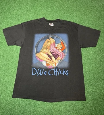 Vintage Dixie Chicks Fly Tour Y2K Fashion Band Femme Large T Shirt  - Image 1 of 4