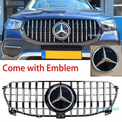 Parrilla GLE con emblema para Mercedes Benz W167 GLE350 GLE450 2020 2021 2022 Foto 1 de 4
