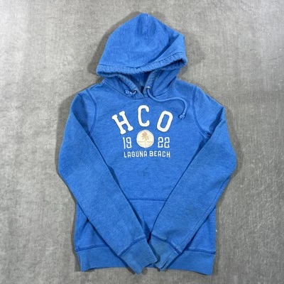 Sudadera con capucha Hollister HCO Laguna Beach para mujer azul medio Foto 1 de 4
