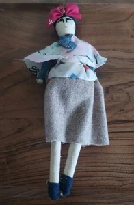 Muñeca mexicana de tela de colección de 10 pulgadas de alto - Imagen 1 de 5