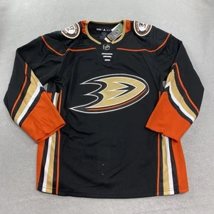 Adidas Anaheim Ducks Team Issue Home Primegreen NHL Jersey Black Mens 52 - Picture 1 of 16