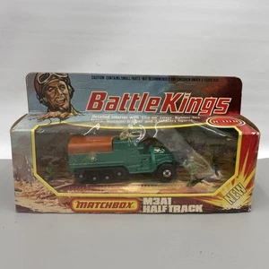 Matchbox K-108 M3A1 Half Track Battle Kings 1974 Diecast NOS Unpunched - Picture 1 of 5