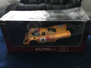 AUTOART 1:18 PORSCHE 917K 1970 MARTINI KYAIAMI #02 STUNNING YELLOW VERY RARE - Picture 1 of 24