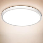 LED Deckenleuchte 18W Ø30cm Flach Rund Weiß Deckenlampe Deckenlicht Flur WC
