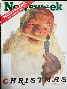 NEWSWEEK Norman Rockwell Christmas Nostalgia Art Cover December 28 1970 - H642 - Picture 1 of 6