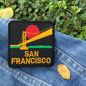 Parche bordado de 2,5" puente Golden Gate de San Francisco bahía de California - Imagen 1 de 1