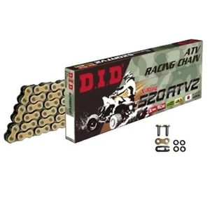 DID Heavy Duty X-Ring Drive Chain 520 108 Links Yamaha YFM700 Raptor 2006-2018 - Picture 1 of 5