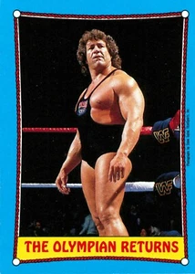 1987 WWF Wrestling Card KEN PATERA Topps WWE - Foto 1 di 2