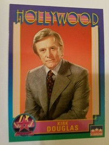 Actor Kirk Douglas Hollywood Star Walk of Fame Trading Card