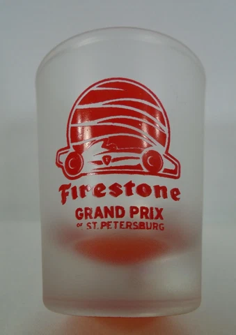 Firestone Grand Prix of St. Petersburg Event Collector Shot Glass IndyCar Cover