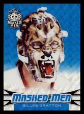 2017-18 Leaf Masked Men Wave Prismatic Blue #7 Gilles Gratton /20