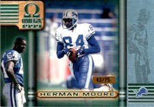1999 Pacific Omega Platinum Blue #87 Herman Moore /75