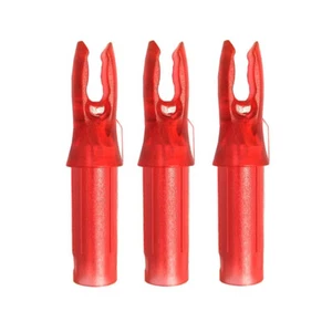50X Arrow Nocks Insert Tips ID6.2mm Arrow Shaft Tails Plastic Archery Bow DIY - Picture 1 of 19