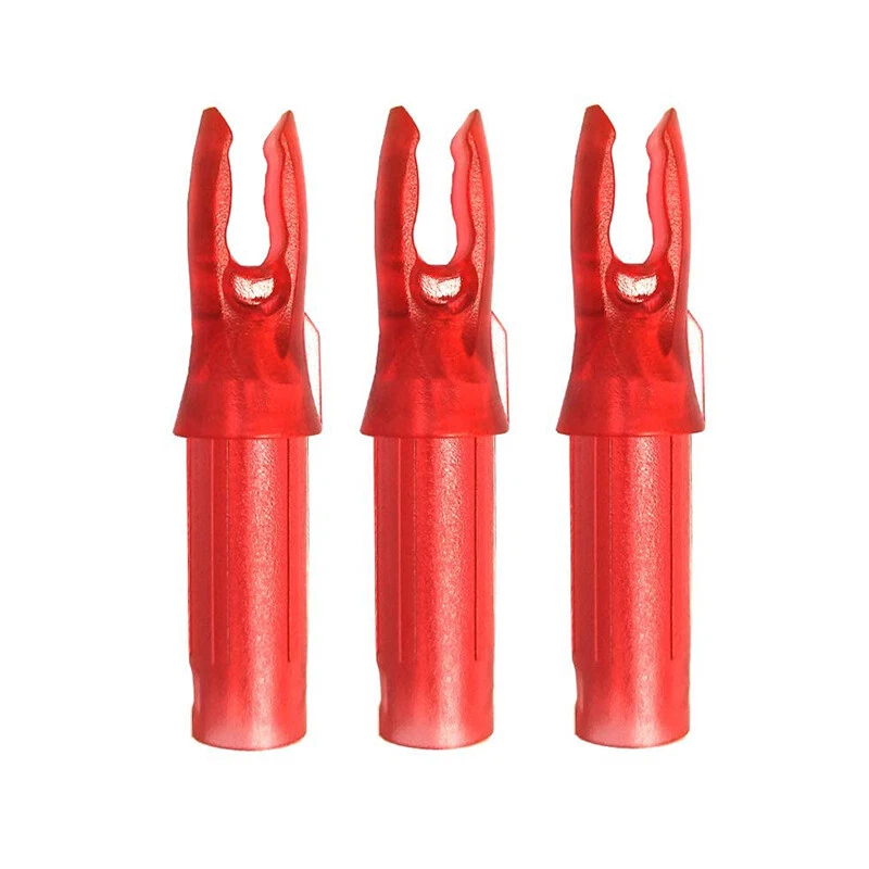 50X Arrow Nocks Insert Tips ID6.2mm Arrow Shaft Tails Plastic Archery Bow DIY - Image 1 of 4