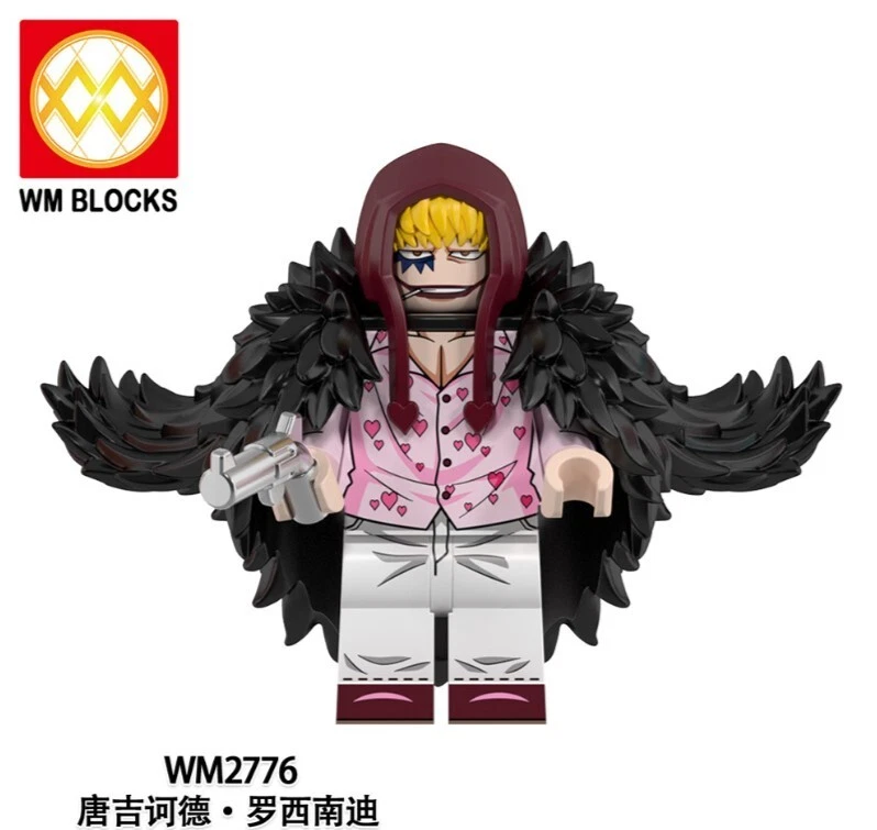 2 inch Custom One Piece Don Quixote Rosinante Minifigure with Gun, New/Mint  - Image 1 of 1