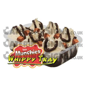 Munchies Tray Whippy Ice Cream Sticker - Catering Van Trailer Die Cut Decal - Picture 1 of 1