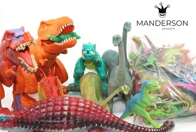 Big Ol Box of Dinosaurs T Rex More Than 30 All Kinds Random T-rex Plastic Toys  - Image 1 of 4