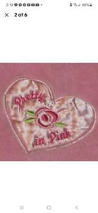 Baby Starters Pink Heart Flower Pretty in Pink Blanket Lovey Security Super Soft