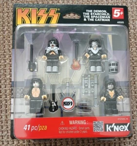 NEW 2012 K'nex Kiss Figures Demon Starchild Spaceman Catman 41 Pcs Concert Set - Bild 1 von 3