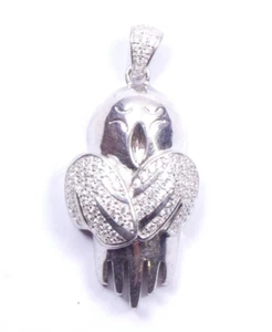 Colgante de pájaro Icejewlz circonita cúbica transparente plata de ley 925 12,8 g - Imagen 1 de 7