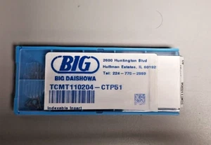 Großer Kaiser: Wendeplatte - TCMT110204-CTP51, 10er Pack - Bild 1 von 2