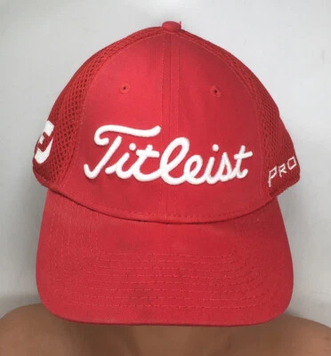 Gorra de béisbol de golf Titleist roja para hombre FJ PRO VI - talla L/XL Foto 1 de 4