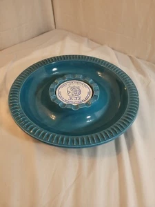 1966 Mid-Century Keramik Maddux von CA 7001 blau MCM Aschenbecher Büffel Flughafen - Bild 1 von 10