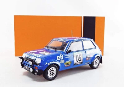 RENAULT 5 ALPINE #5 RALLYE BANDAMA 1978 FREQUELIN DELAVAL IXO 18RMC043B 1:18 R5 - Image 1 of 4