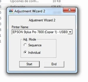 Adjustment Program Epson Stylus Pro 7800 - Afbeelding 1 van 2