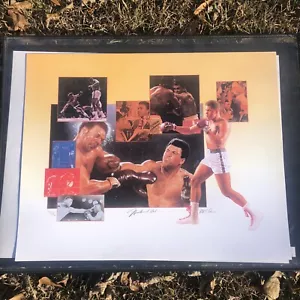 Muhammad Ali Signed Lithograph By Michael Elins #/500 - Picture 1 of 20