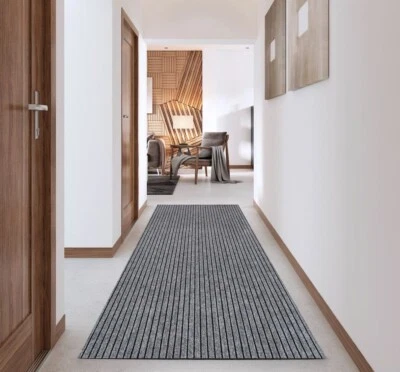 Alfombra de corredor 2 x 6, 2 x 8 pies alfombras de goma antideslizantes para pasillo para alfombra de cocina Foto 1 de 4