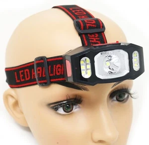 Headlamp Flashlight, USB Rechargeable Led Head Lamp, Headlight with 3 Modes - Picture 1 of 5