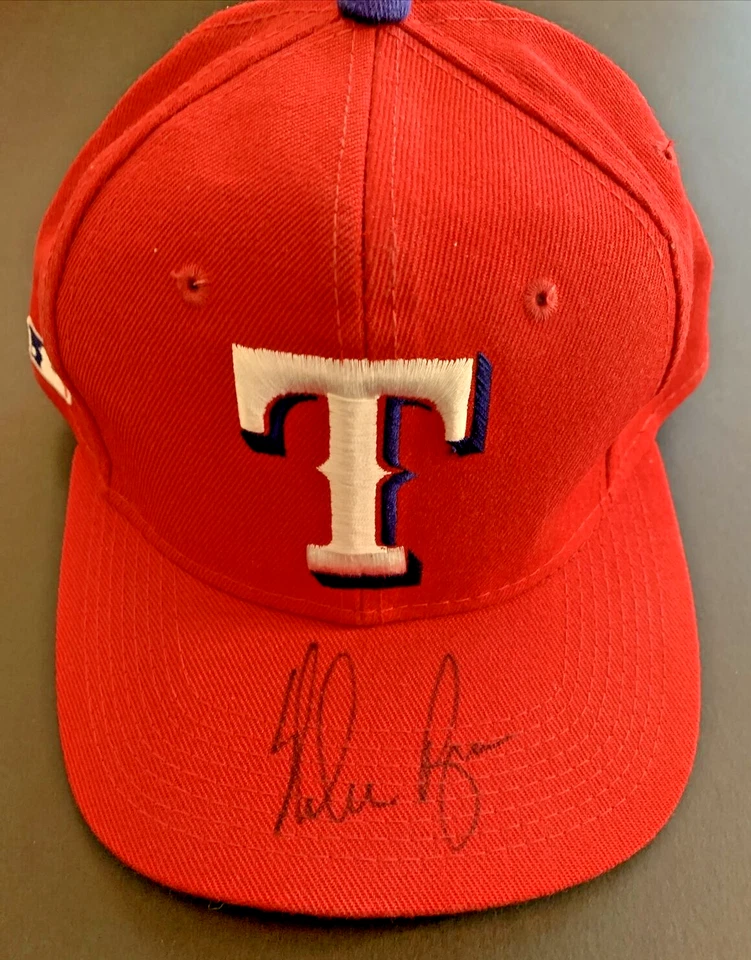 Gorra de béisbol firmada por Nolan Ryan HOF Texas Rangers MLB talla 7 1/8 autografiada JSA Foto 1 de 4