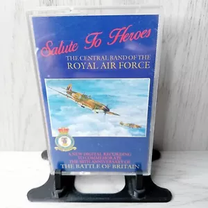 SALUTE TO HEROES BAND OF THE AIR FORCE CASSETTE TAPE ALBUM - RARE RETRO MUSIC - Picture 1 of 4