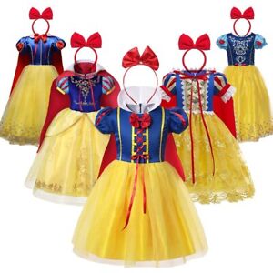 Girl Kids Costume with Cloak Halloween Lace Ball Gown Children Party Birthday