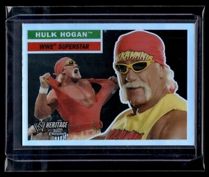 2006 Topps Heritage WWE Chrome Refractor #12 Hulk Hogan Superstar QTY - Picture 1 of 2