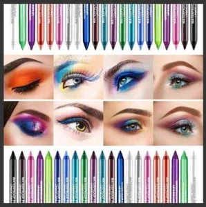 Waterproof Eyeshadow Shimmer Stick Eyeliner Pen Lasting Effect Makeup Pencil UK - Picture 1 of 28